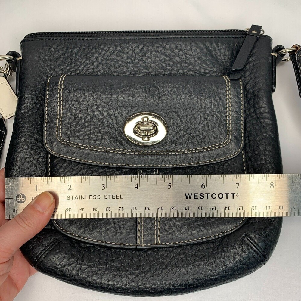 Coach Crossbody Leather Toggle Swing Purse Bag - Picture 13 of 16